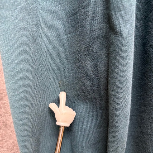 Anthropologie Sun Keep Daydream Sunflower Sweatshirt Womens M Blue Teal Art Boho - Picture 5 of 14